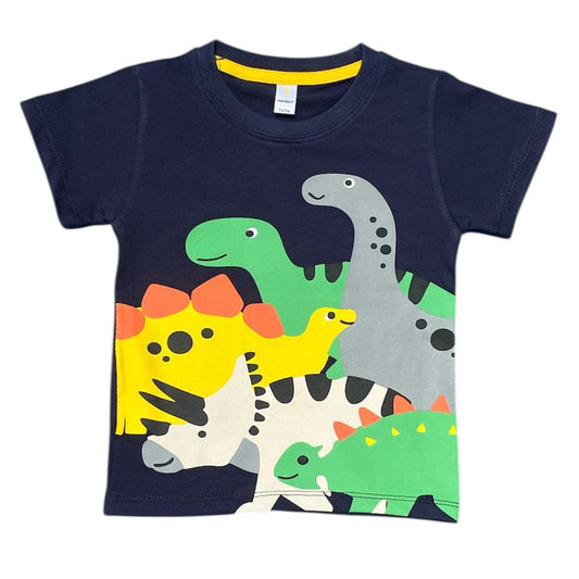 Navy Blue Dino T-Shirt